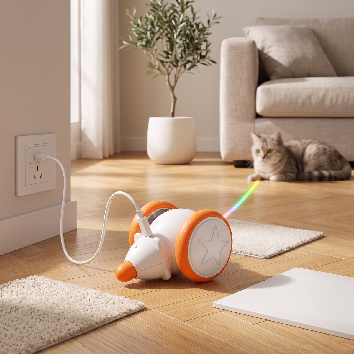 Cozy Paws Interactive Cat Toy