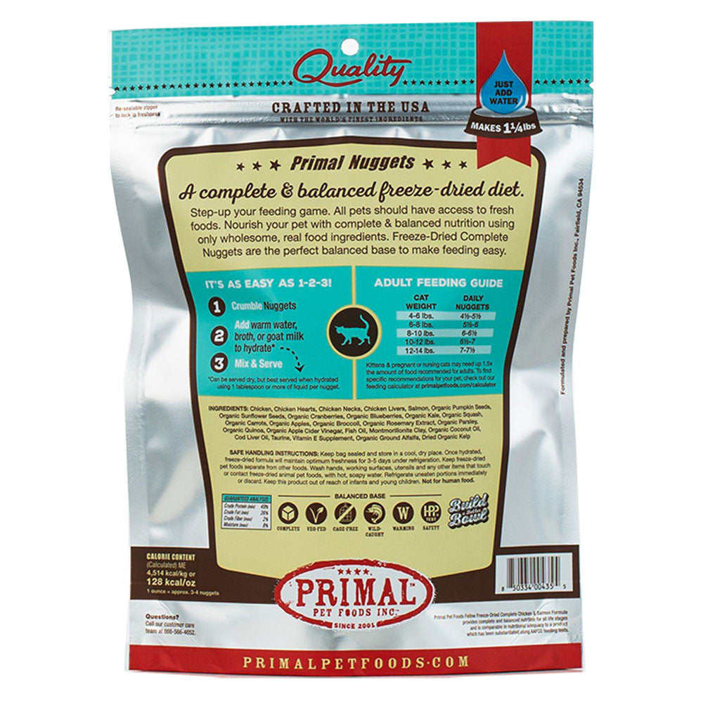 Primal Feline Chicken & Salmon Freeze-Dried Formula 5.5oz