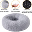 Coco Kindi™ Soft Plush Round Bed – Grey