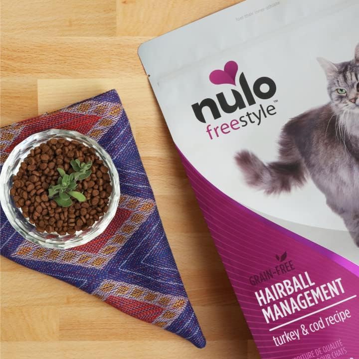 Nulo FreeStyle Adult Cat Hairball Management Turkey & Cod 5LB Bag