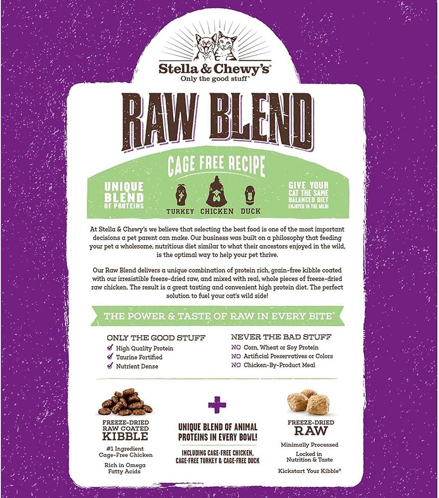 Stella & Chewy’s Raw Blend Cat 2.5lb