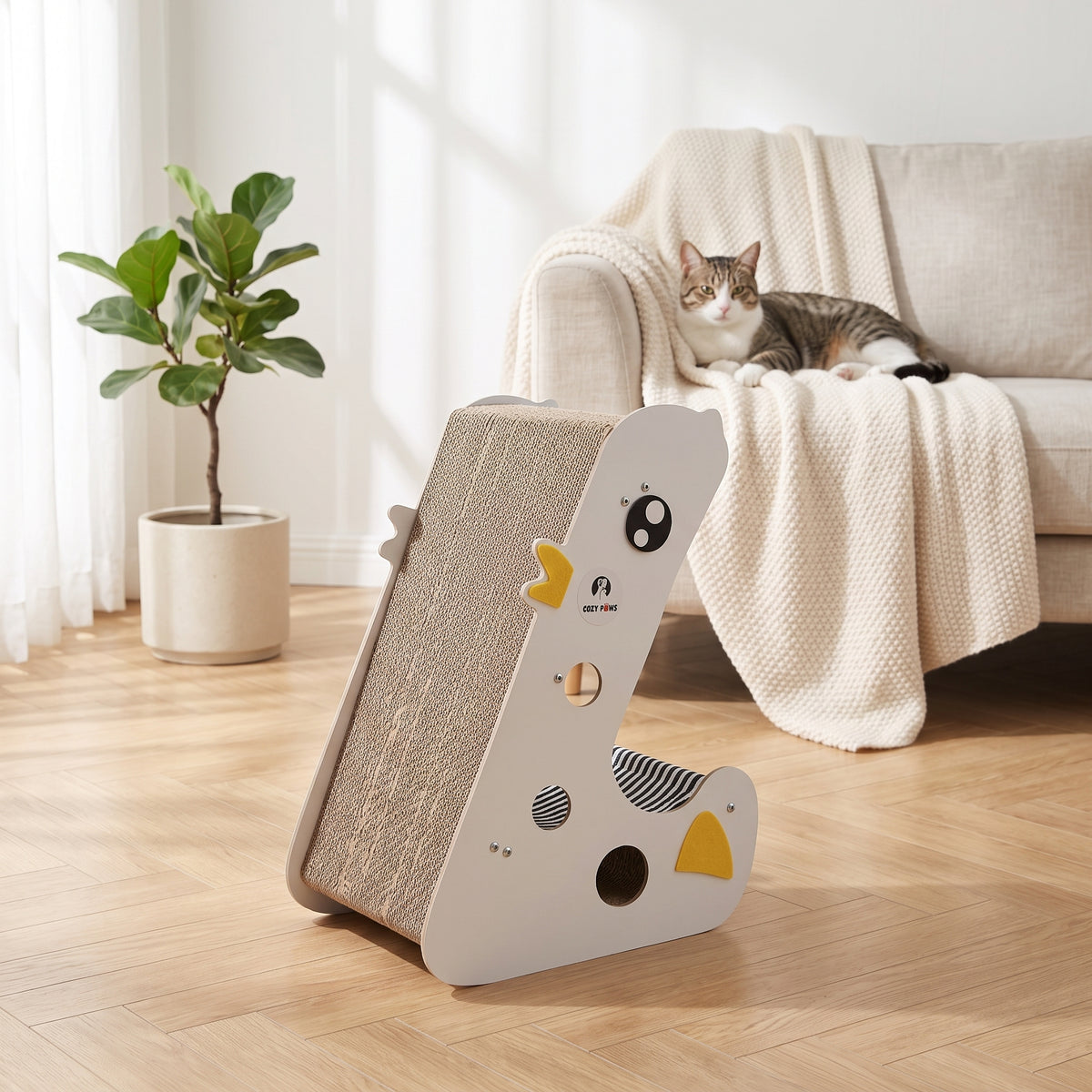 Cozy Paws Multi Functional Cat Scrather