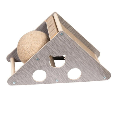 Cozy Paws Cat Scrather With Sisal Ball and Scratch Board