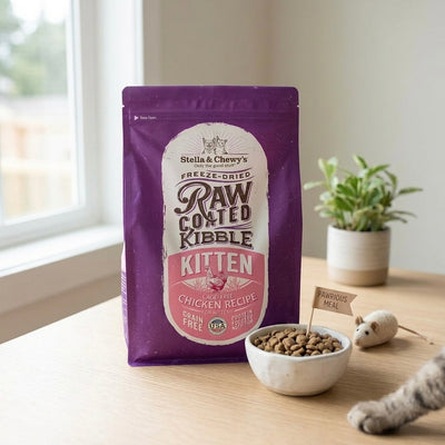 Stella & Chewy's Raw Coated Premium Kibble Cat Kitten Food 2.5 lb