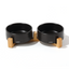M-PETS OPERA Ceramic Bowls with Bamboo Stand White