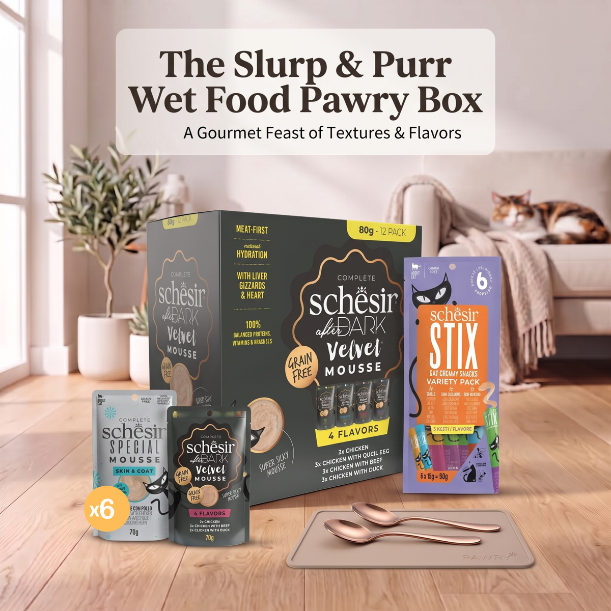 The Slurp & Purr Wet Food Pawry Box